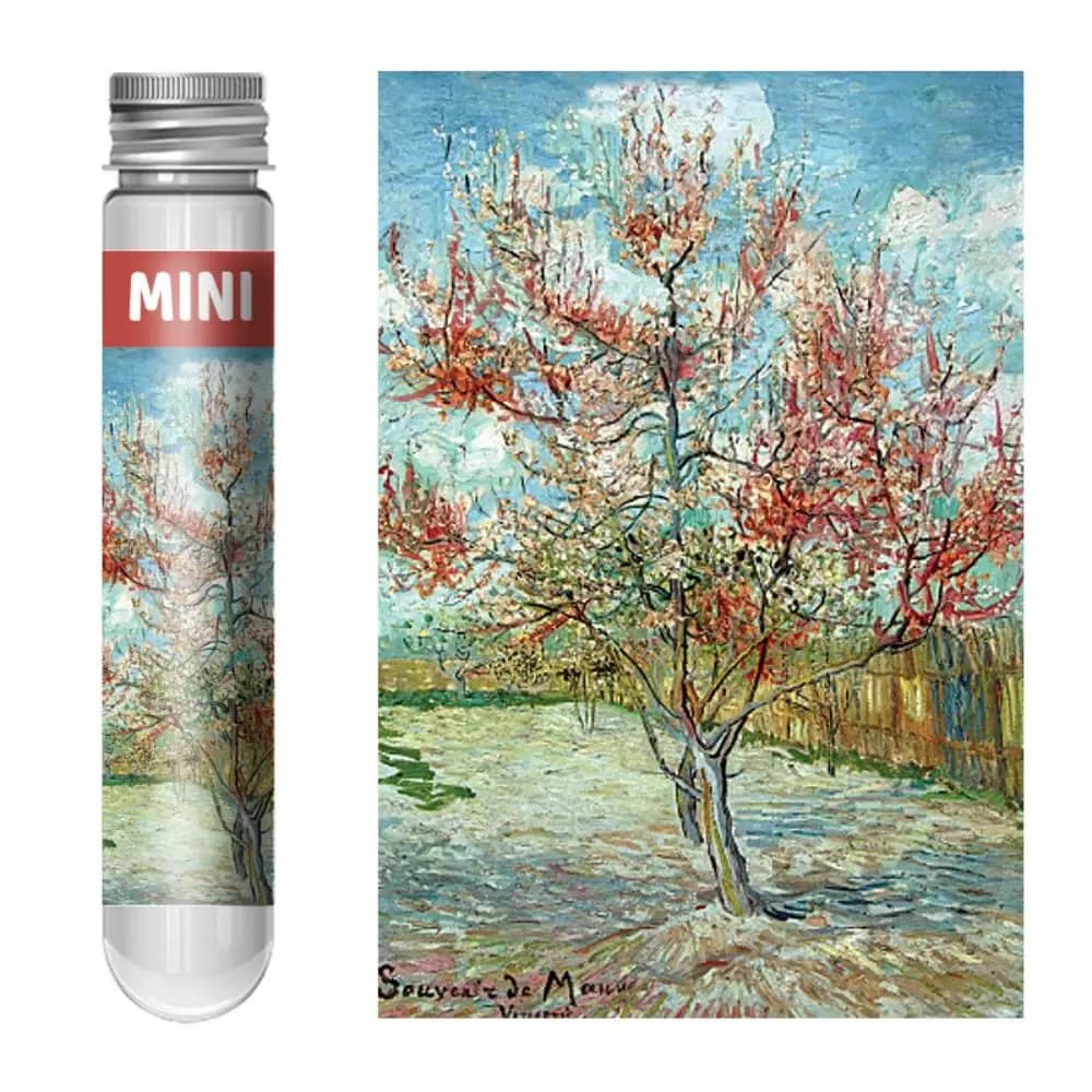 150PCS/Set Mini Test Tube Puzzle Creative Exquisite Oil Painting Landscapes Jigsaw Clear Patterns Portable Decompression