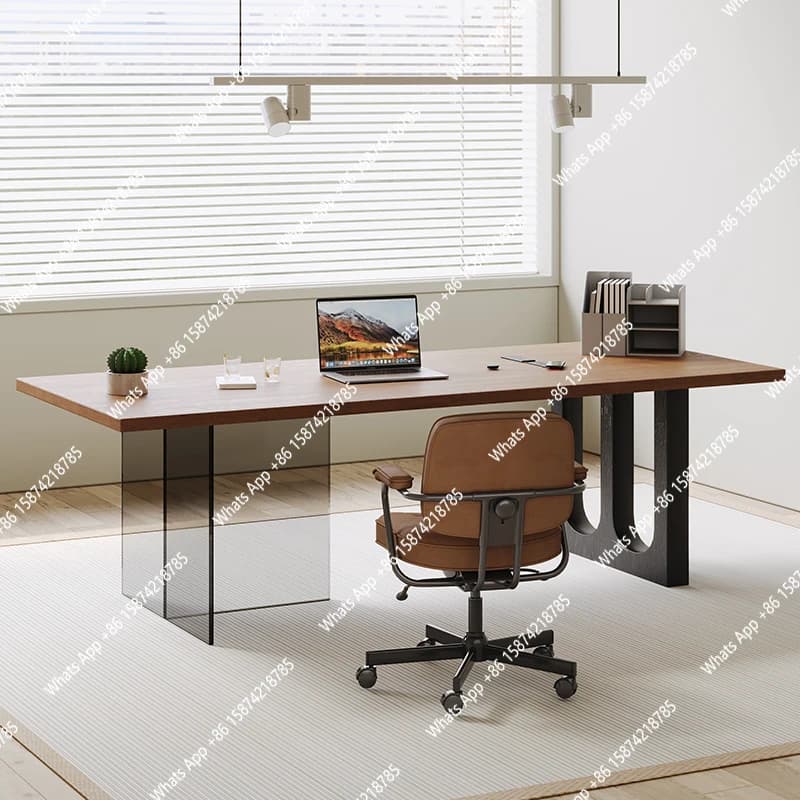 Scrivania da ufficio moderna per studio, giochi per computer, decorazione in piedi, scrivania da ufficio, camera da letto direzionale, mobili commerciali Escrivaninha