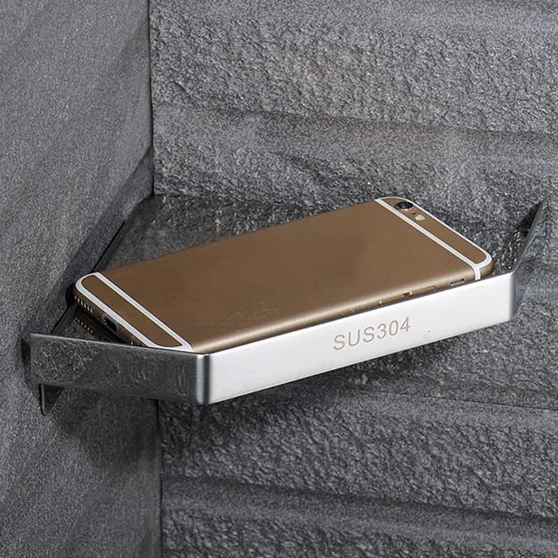 [CLOS] Corner Shelf Stainless Steel Shower Caddy Anti-Rust Corner Storage Shower Organizer Wall Mount for Kitchen Bathroom