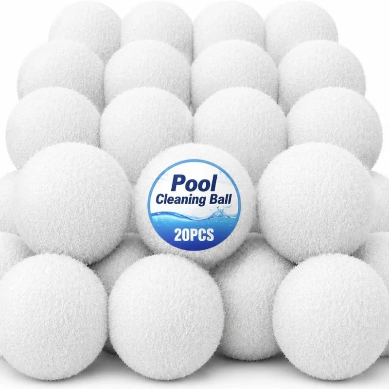 Reusable Oil Absorbing Sponge Cleaning Balls for Pools 7CM Efficient Pool Sponge Filter Balls Floating Pool Filters Pool Cleaner
