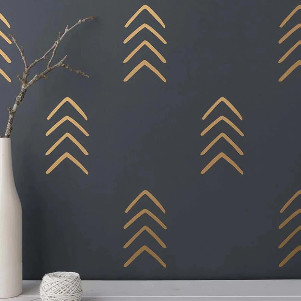 28 pezzi geometrico unico freccia adesivo da parete sala giochi asilo nido astratto freccia punto punto linea adesivo da parete camera da letto vinile