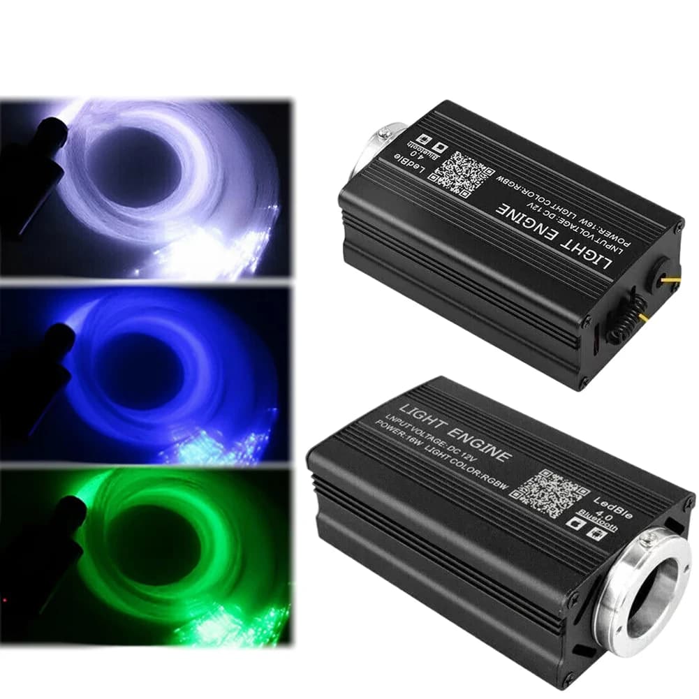Luce Stellata per Tetto Auto 12W 16 Colori, Controllo APP, Luci al Neon, Illuminazione a Cielo Stellato per Soffitto