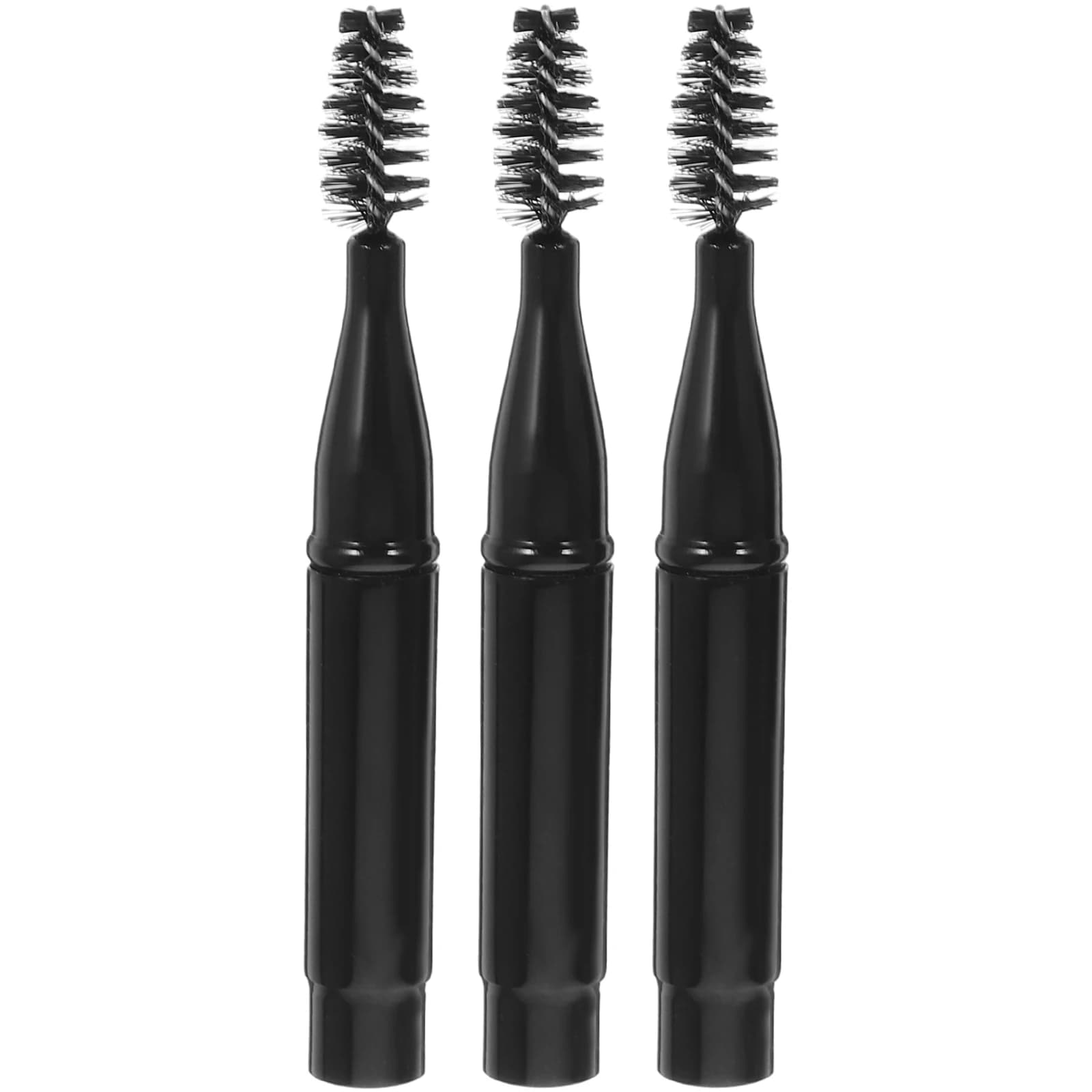 3 pieces wand for eyebrows mascara brush applicator comb for eyelashes bristles soft portable makeup tools to shape eyebrow eyelashes
