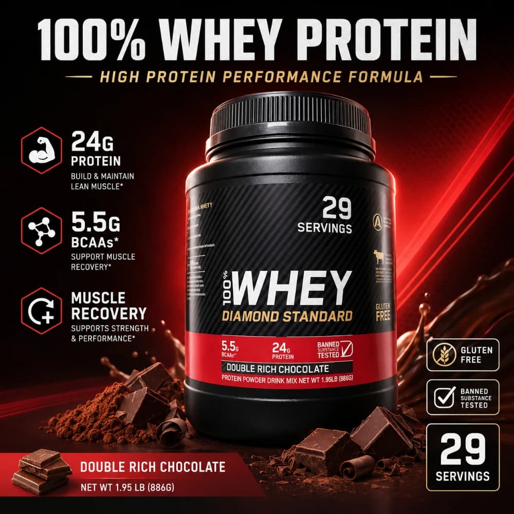 Proteine del Siero di Latte in Polvere 899g, Proteine ad Alta Efficienza per il Conporto Quotidiano di Proteine