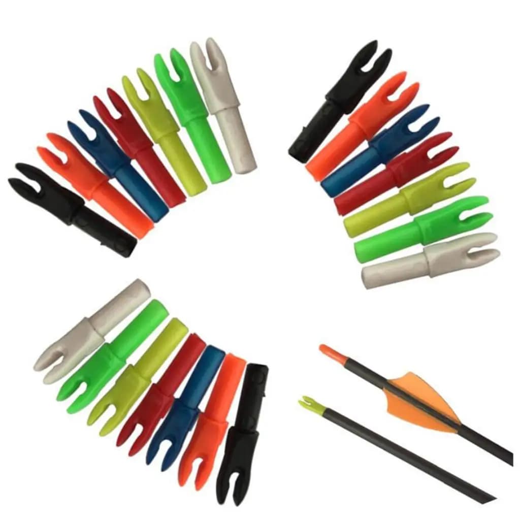 MagiDeal 12 pezzi Tiro con l'arco Freccia Nocks Pin Inserto Coda End Nocks per Arrow Shaft IN 4.2MM Attrezzatura per tiro al bersaglio all'aperto