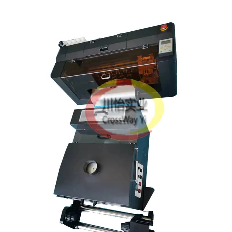 Stampante A3 della macchina Dtf della maglietta di larghezza 30cm con agitazione della polvere e circolazione dell'inchiostro bianco