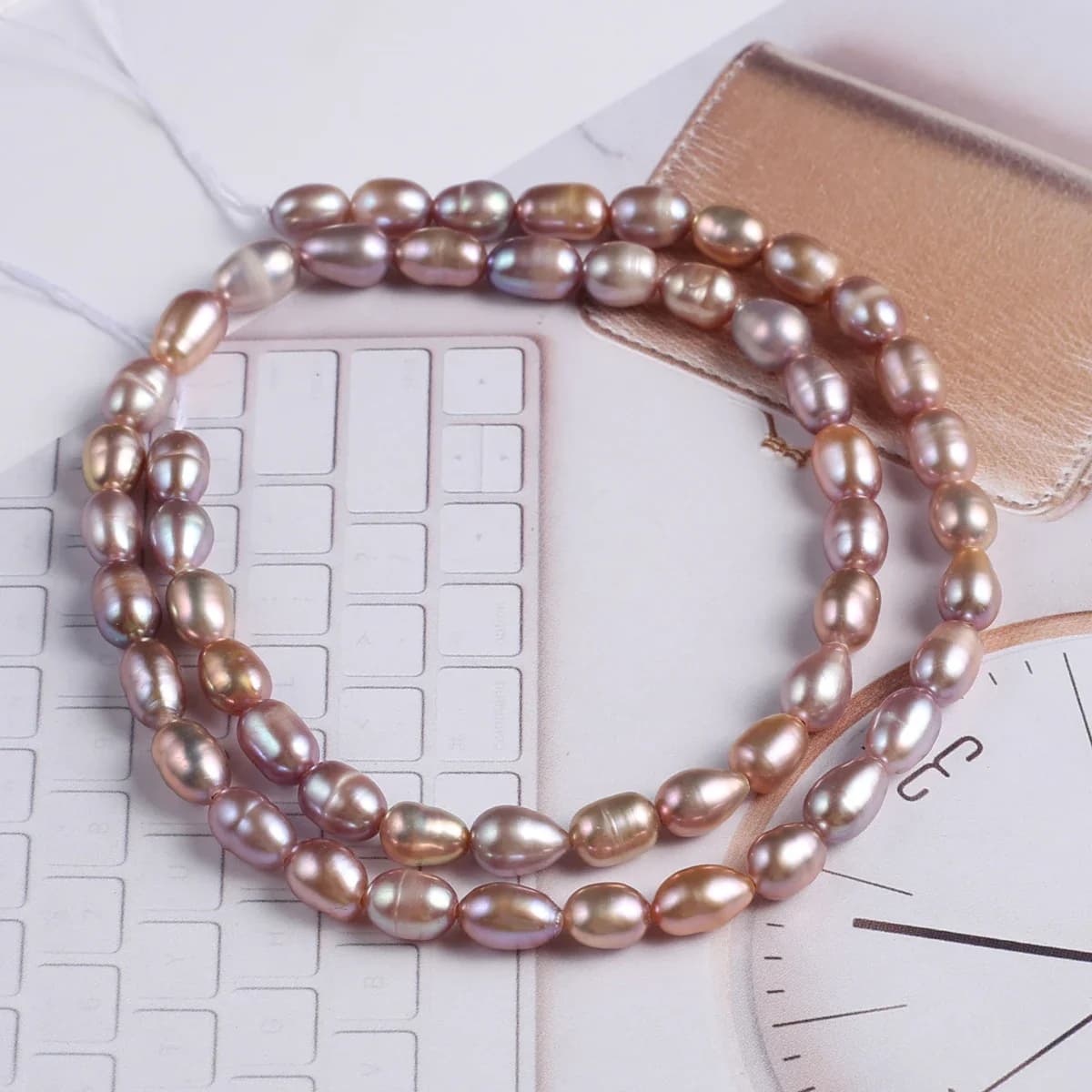 Natural Real Freshwater Pearl Beads 4-5mm Loose Punch Pearl Bead for Jewelry Making Diy Elegant Necklace Bracelet Accessories