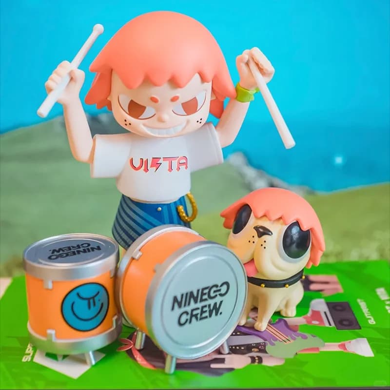 POP MART Vita Super Band Series Blind Box Mystery Box Guess Bag Toys Cute Anime Figure Desktop