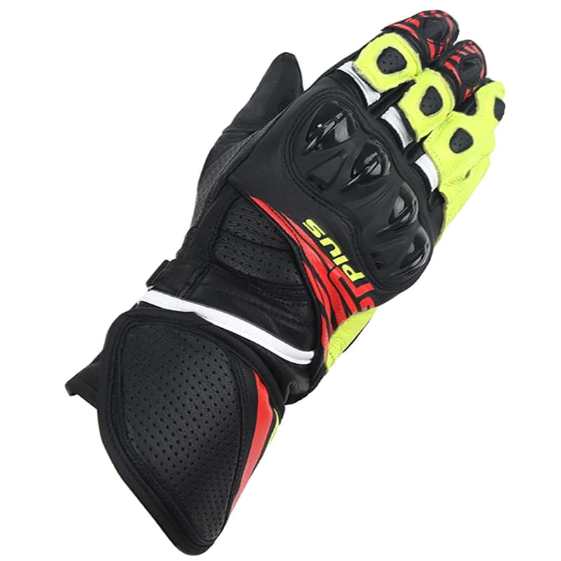 NEW Two-X Motorcycle Race Gp Plus R V2 Black/Fluo/Red Gloves Motorbike Leather Speed Racing Long Style Touch Screen Gloves