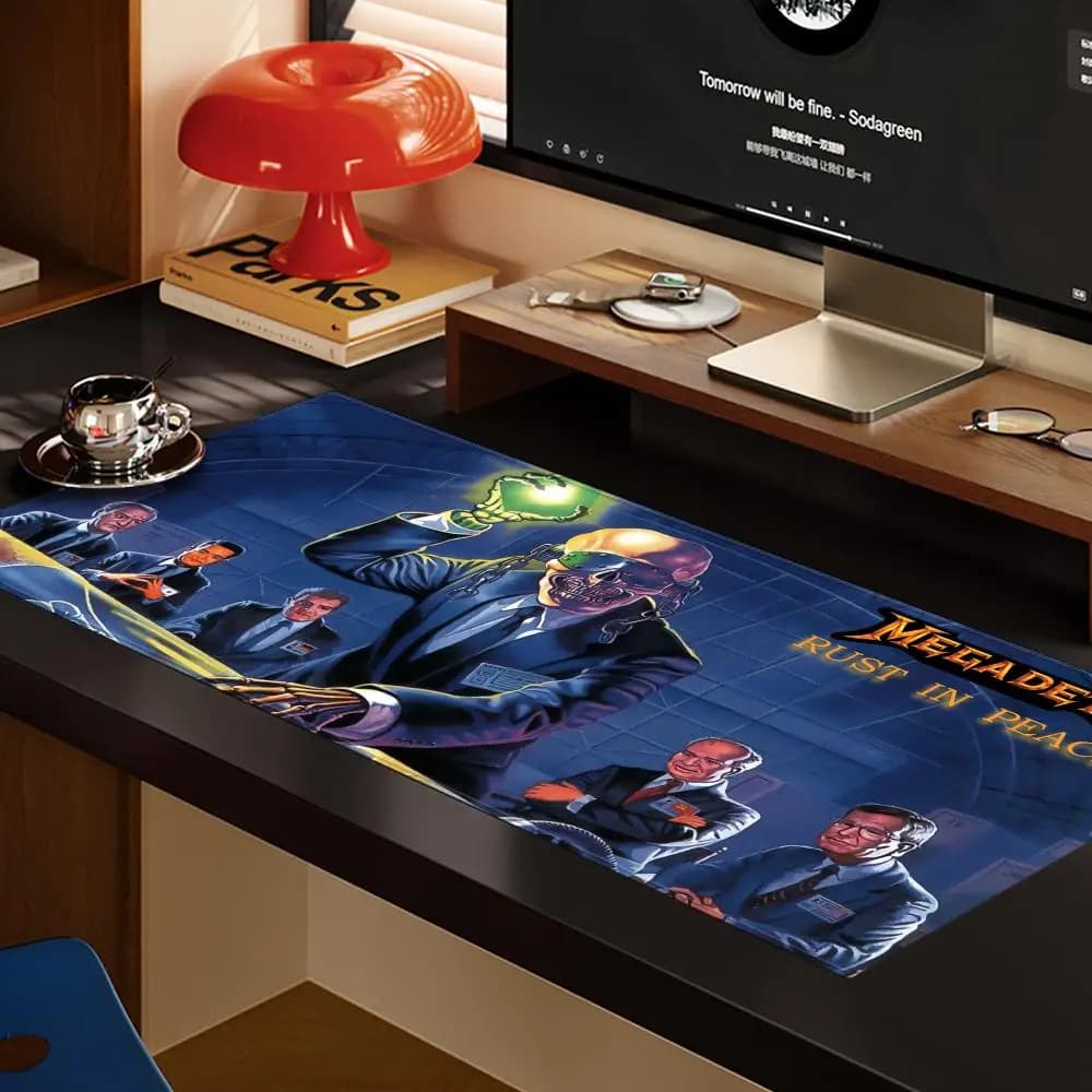 Band M-Megadeth Mouse Pad XXL Computer Accessories Large Keyboard Laptop Table Pad The New Product Gamer Gaming