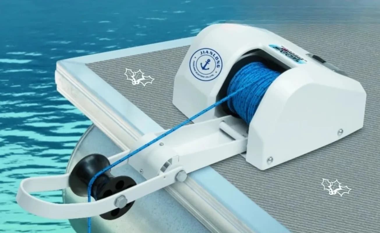 Verricello Elettrico per Ancora Marina, per Yacht, Barche da Pesca, Motoscafi, Gommoni, per Acqua di Mare, Peso 13,6 kg, Modello AC35SW