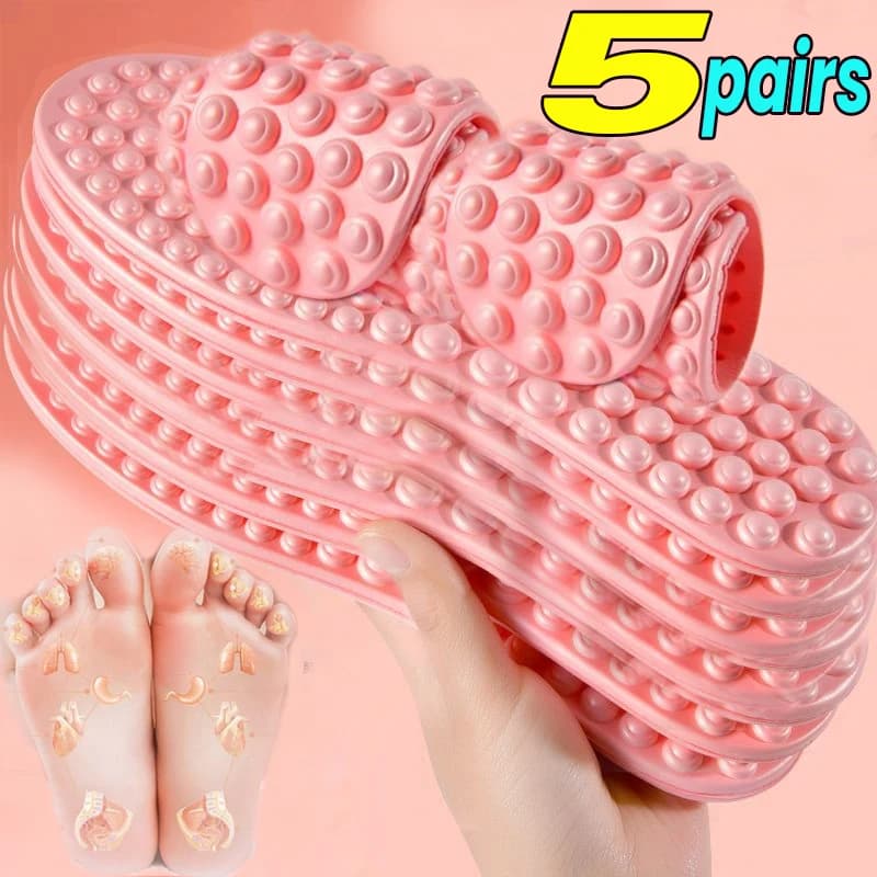 Solette Massaggianti per Piedi con Piastra a Pressione 5D, Cuscinetto in PU Traspirante, Supporto Comfort per Alleviare la Fatica Quotidiana durante la Corsa