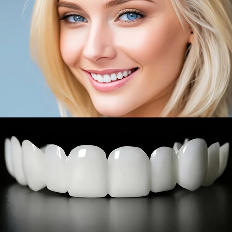 2026Daily Social Ready Faccette Dentali Temporanee a Scatto Senza Colla Confortevoli per Sbiancamento Naturale del Sorriso ck848