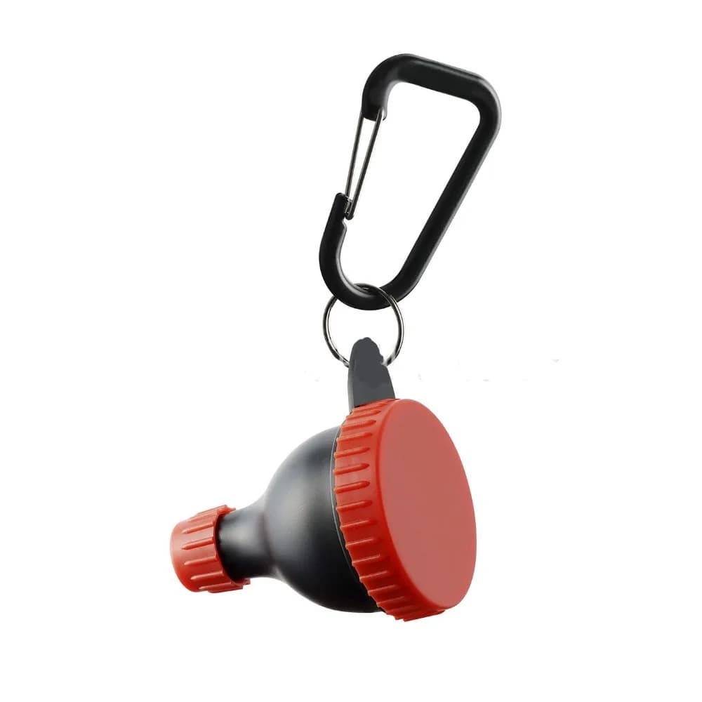Mini 15g/50ml Protein Powder Bottle with Carabiner Leak Proof Medicine Box Reinforced Cap with Keychain Pill Case Outdoor Sport