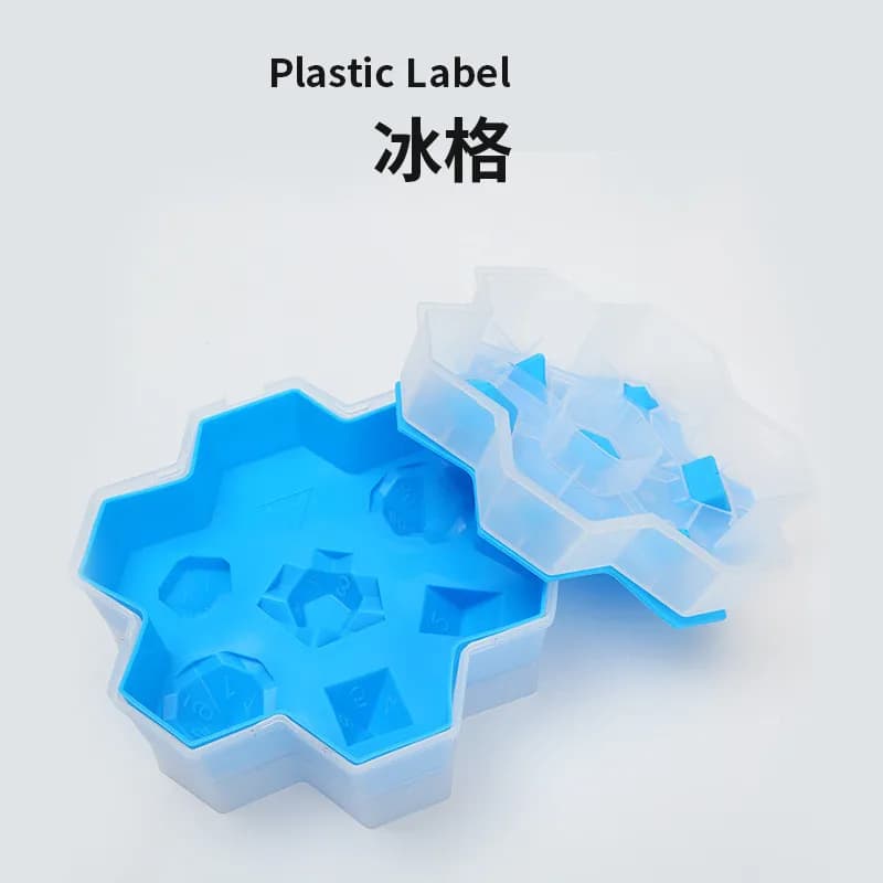 Dadi per cubetti di ghiaccio Drago e mazmorra Setaccio Stampo per cubetti di ghiaccio Gioco di secchiello per il ghiaccio