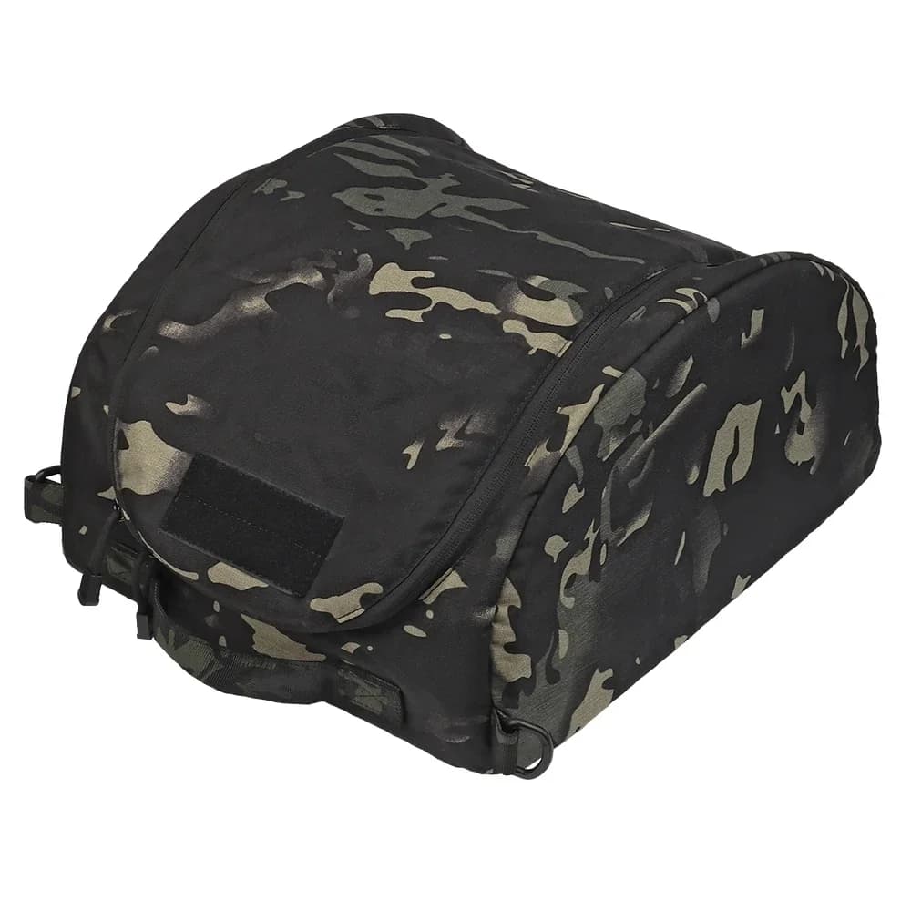Borsa per casco multiuso Borsa per casco tattico veloce Escursionismo all'aperto Caccia Sport Moto Ciclismo Caschi morbidi ad aria Borse portaoggetti