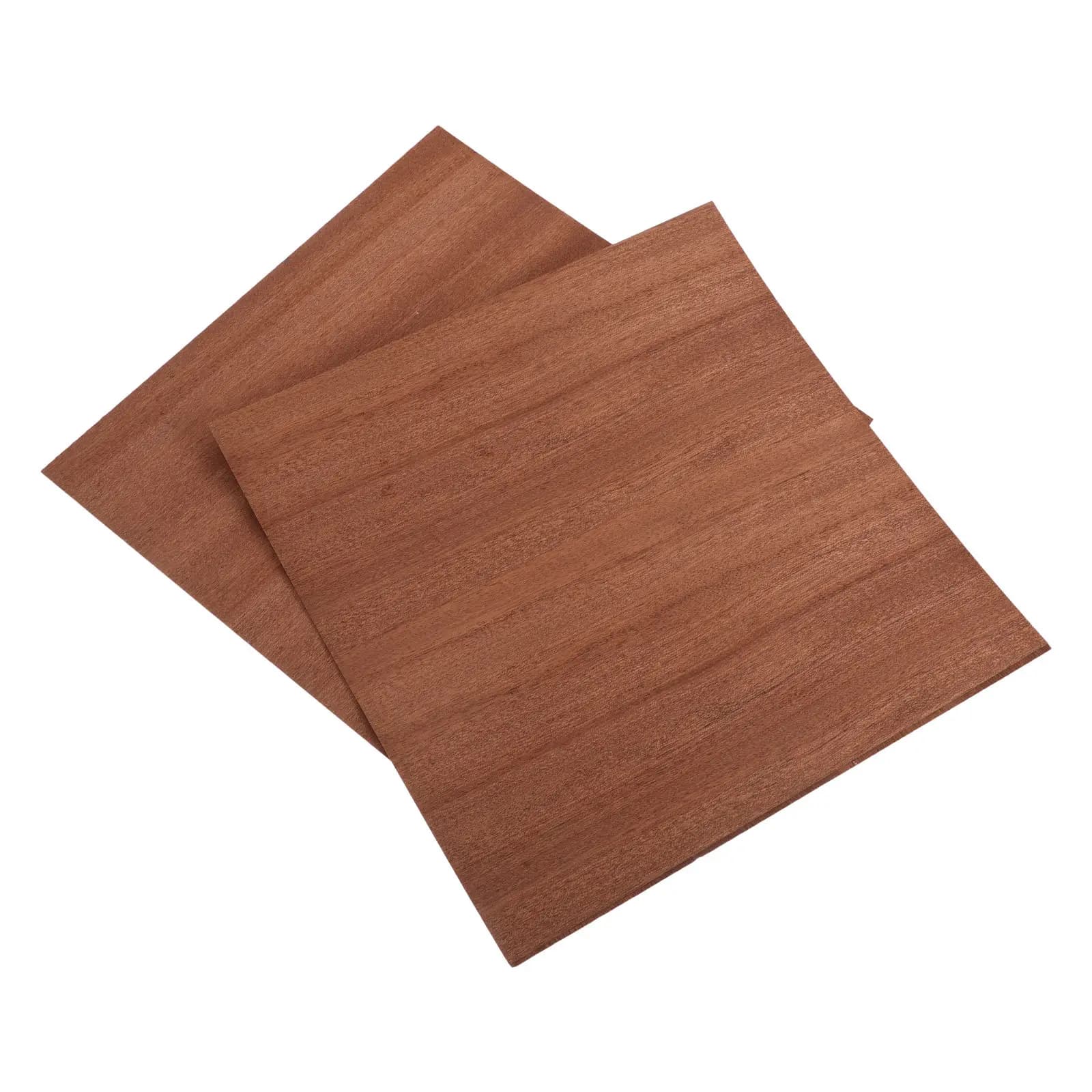 2 Pezzi di Sottili Tavole in Legno 30x30cm per Incisione, Pirografia, Pittura, Modellismo Fai-da-Te, Taglio Laser