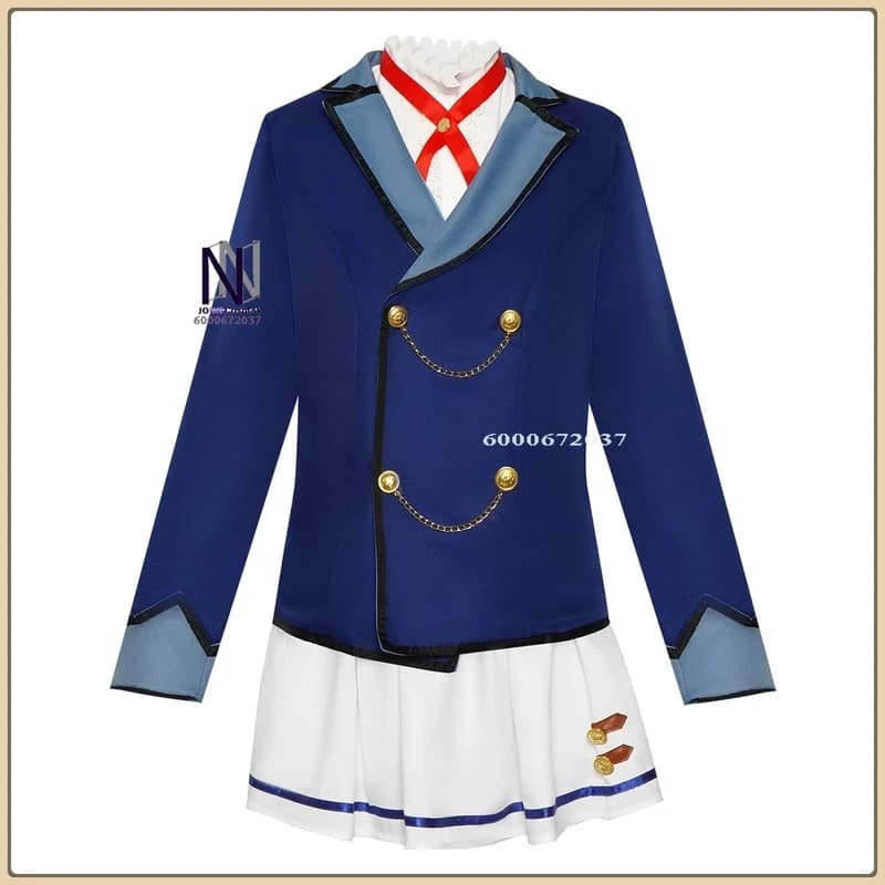 ABC123Anime Hoshimiya Ichigo Role Playing Classic Blue School JK Uniform Comic Con Party Anime Clothes (Female x,3;b'2.