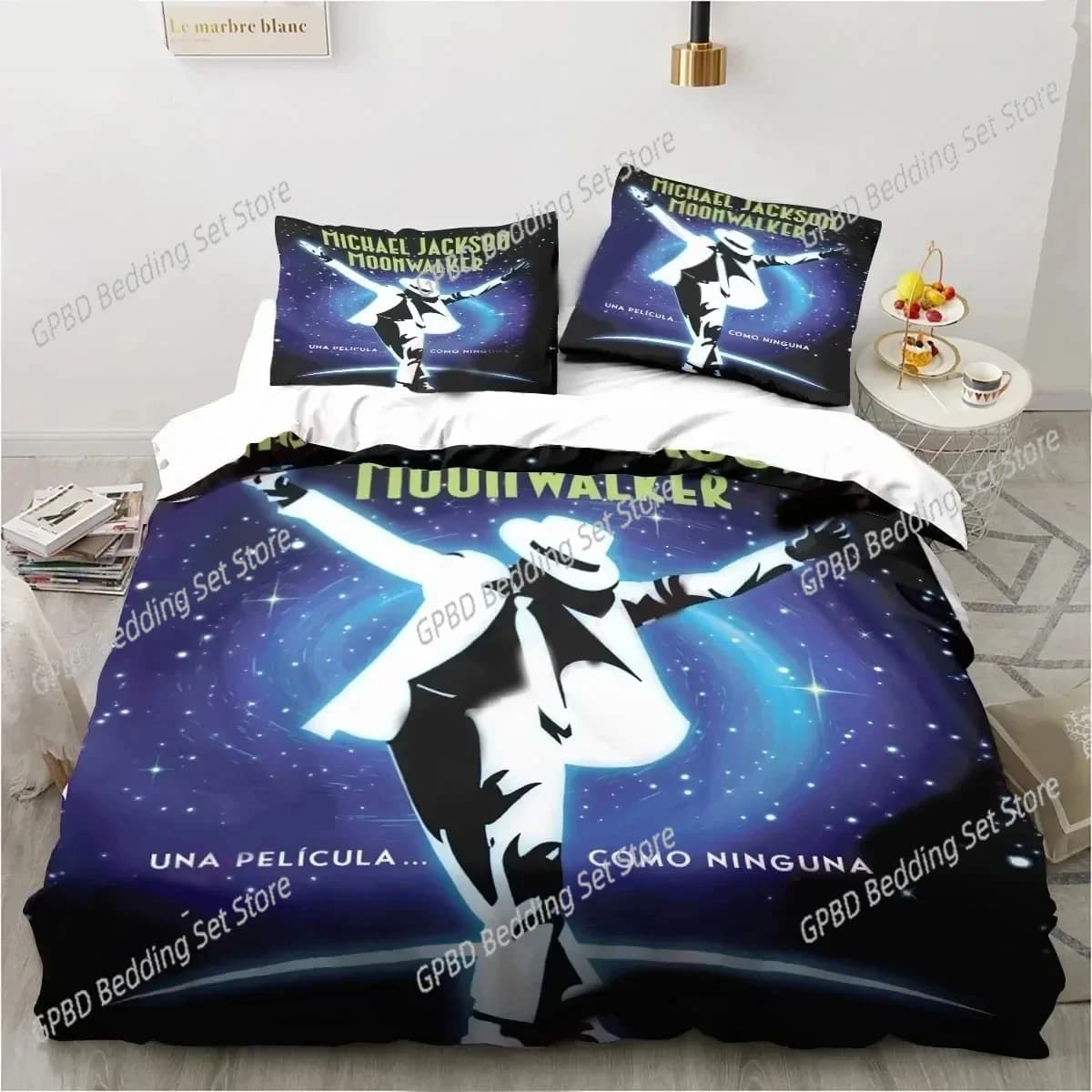 Stampa 3D Michael Jackson Comodo copripiumino copripiumino Federa Set biancheria da letto Decorazione camera da letto per bambini Tessili per la casa