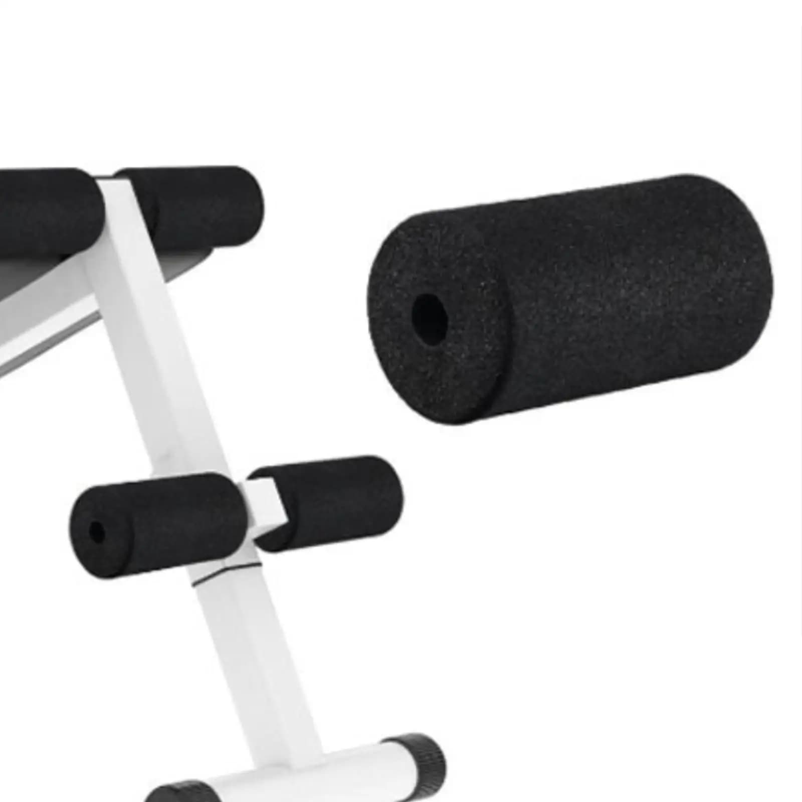 Foam handles with sponge coating for indoor cardio equipment, sit-up machine, footrest replacement