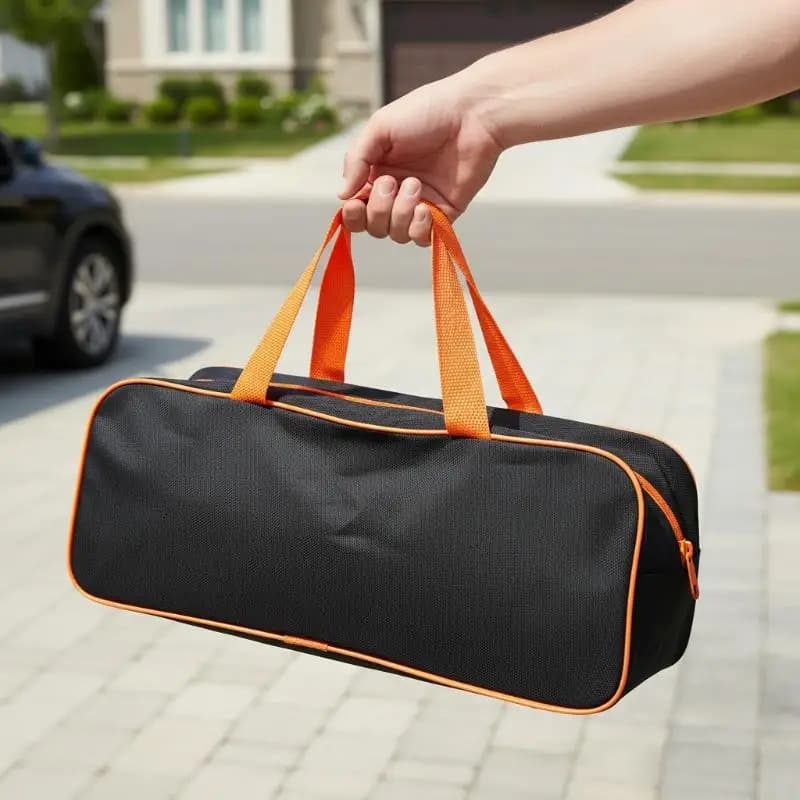 Borsa Portatile per Aspirapolvere da Auto e Attrezzi di Manutenzione, Design Multi-Tasca per Organizzazione Veicolo