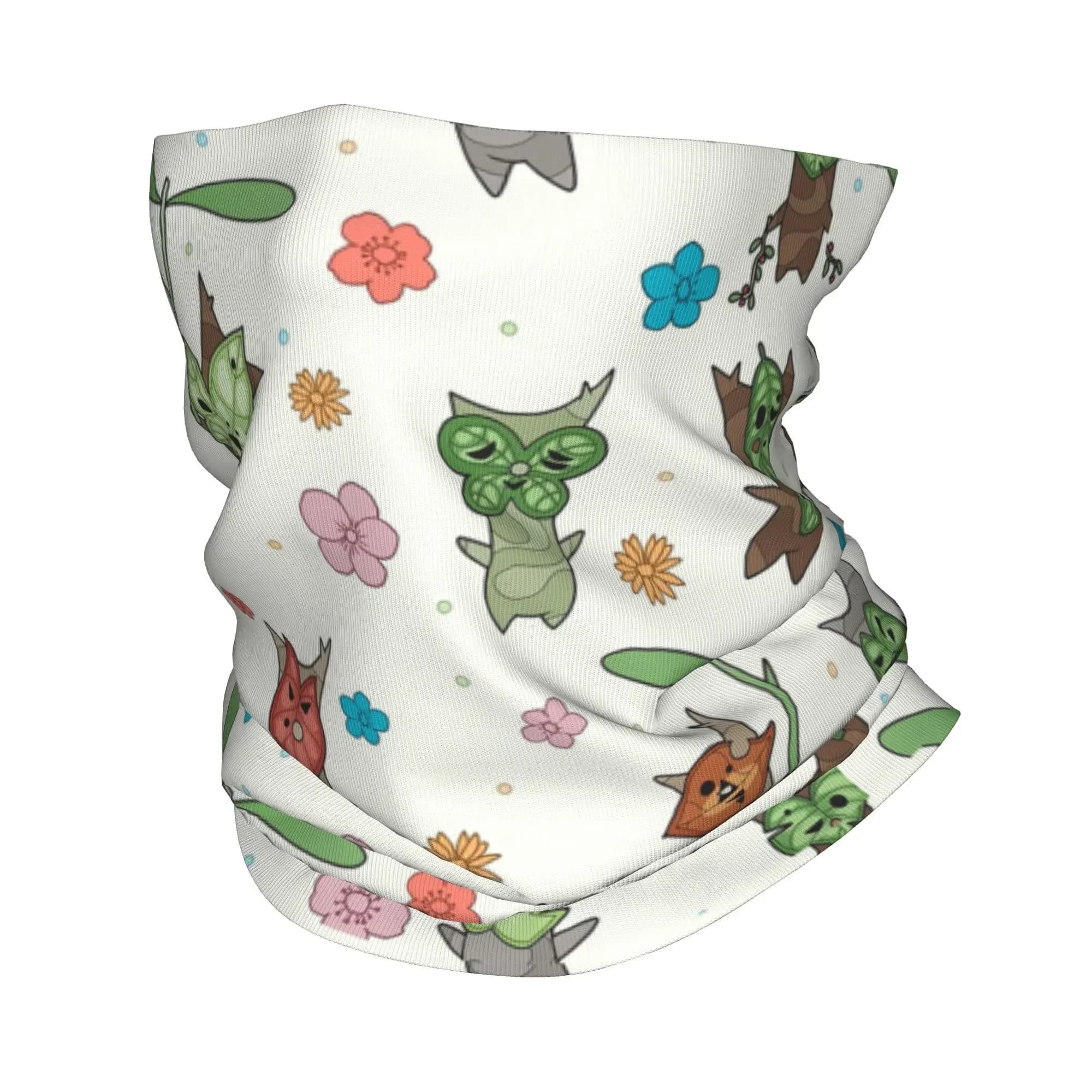 Korok Pattern Bandana Neck Cover Printed Mask Scarf Multi-use Face Mask Running For Men Women Adult Breathable
