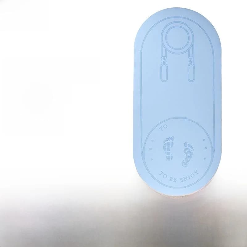 Jumping pad with indoor rope, noise reduction, shock absorption, home fitness, yoga, sport, TPE silent yoga mat.
