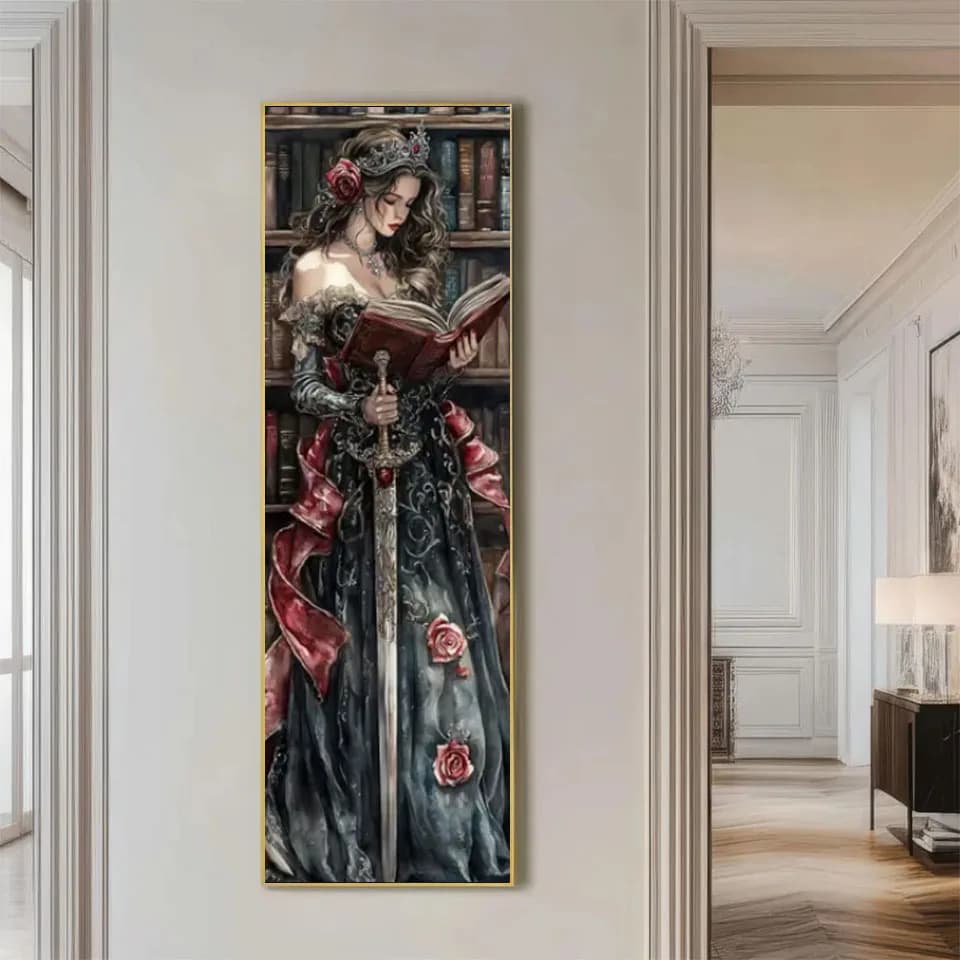Diamond Art Vampire Girl Gothic Style 5D Diamond Painting Large Size New 2025 Full Embroidery Cross Stitch Kits Hallowen Decor
