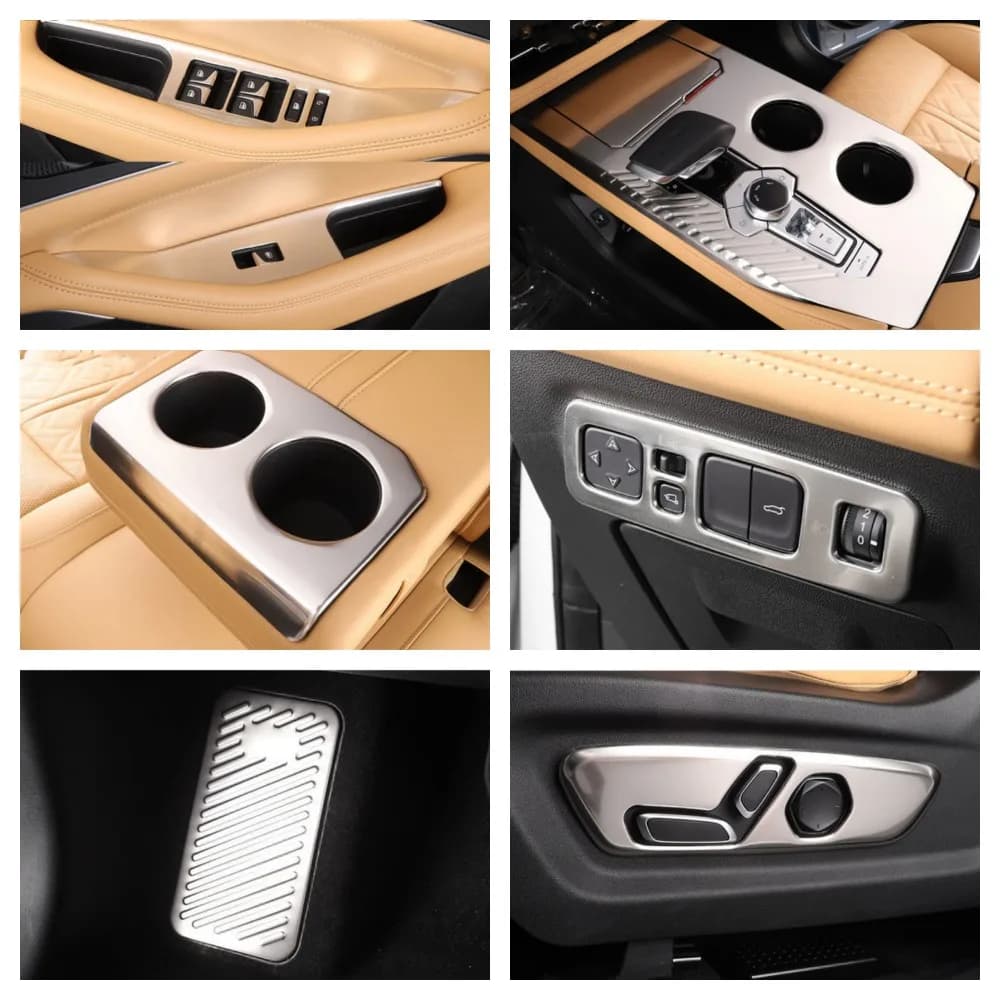 Per Changan UNI-K UNIK 2021 2022 2023 accessori LHD bracciolo porta finestra interruttore controllo pannello di protezione copertura Trim lato interno