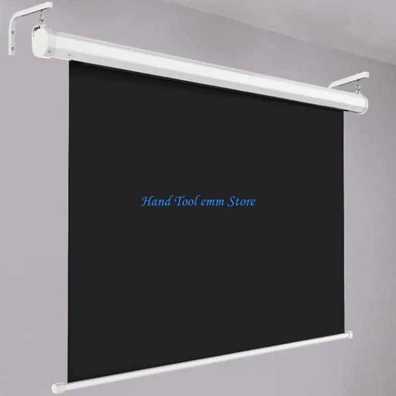 H37F Universal Projector Screen Wall Mount L Brackets Wall Hanging Mount Adjustable Extension Mounting Hook Household