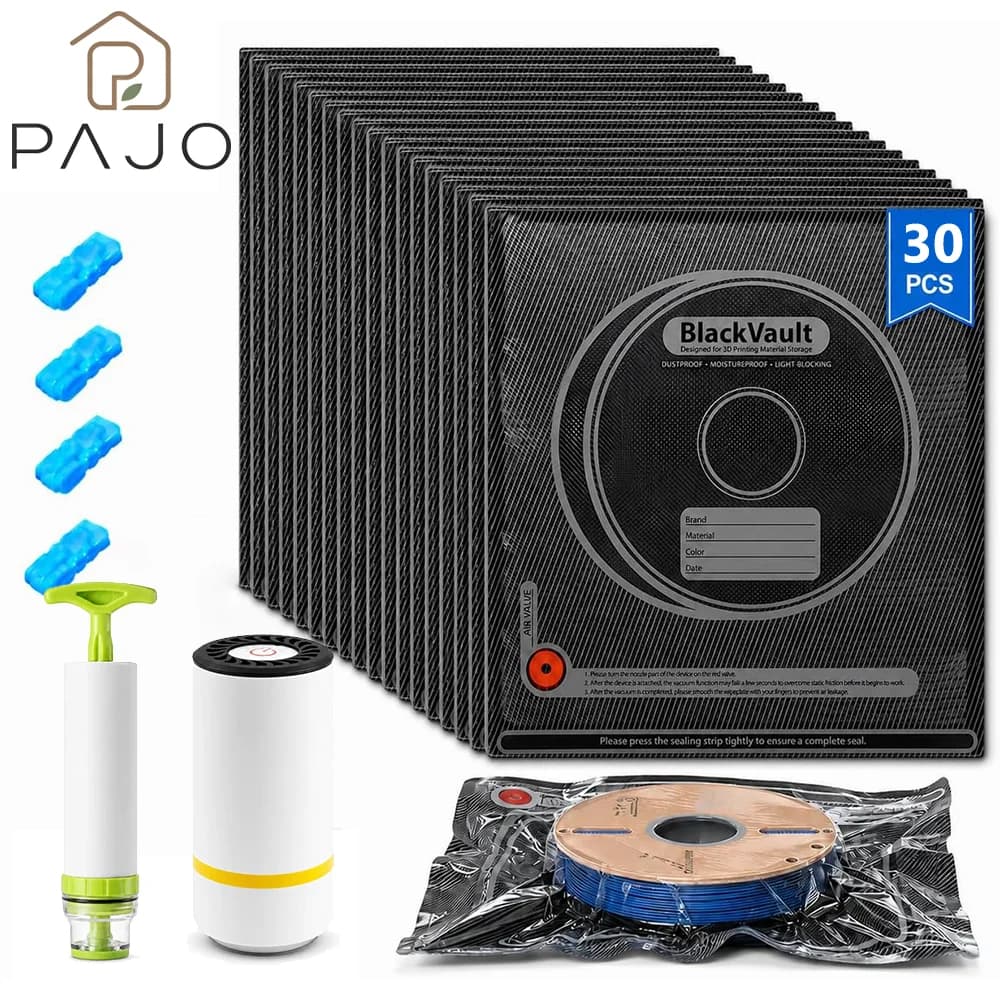 3D Filament Storage Bag Vacuum Bag Moisture Proof Sealing Bag for PLA PETG ABS TPU ASA PA PC Filament Dryer Reusable Dustproof