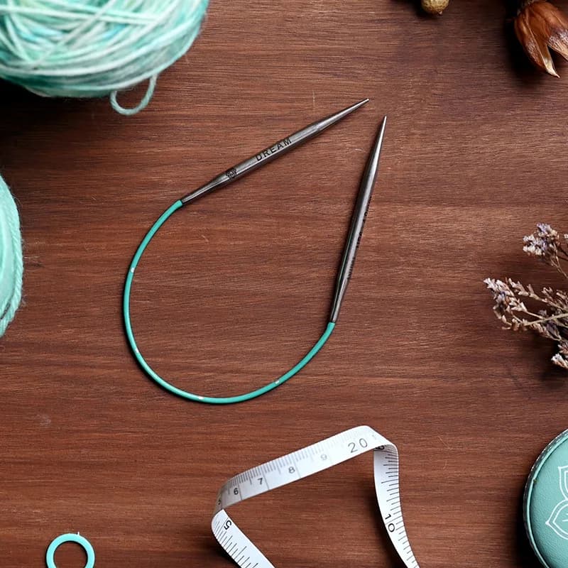 NUOVA collezione Mindful Knitter's Pride Ferri da maglia circolari in acciaio inossidabile da 10 pollici (25 cm).