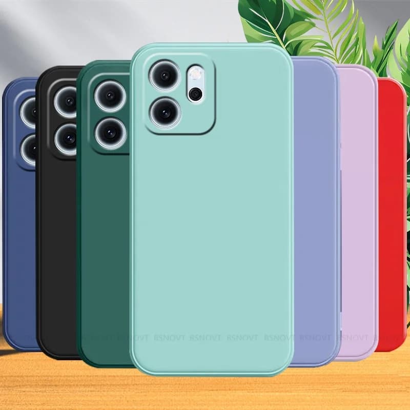 Per Reno 14F Custodia Cover OPPO Reno 14F Capas Nuovo Antiurto Telefono Paraurti Posteriore Morbido TPU Originale Silicone Liquido Fundas Reno 14F