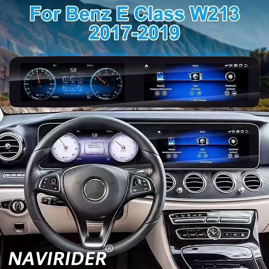 12.3 "Schermo Per Mercedes Benz W213 2016-2019 RHD Autoradio Android15 Stereo Carplay Auto GPS di Navigazione Lettore Video Multimediale