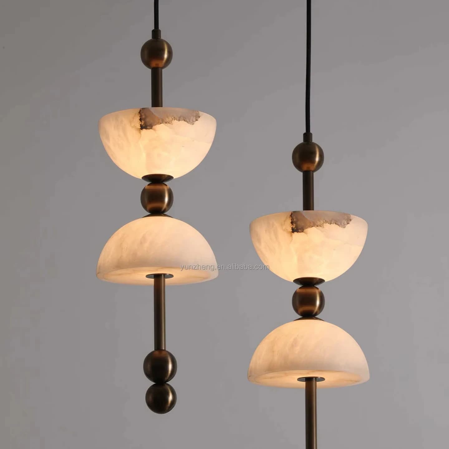 Vintage Model Room Hotel Spanish Alabaster Chandelier Bedroom Bedside Background Wall Restaurant Porch Bar Desk Lamp