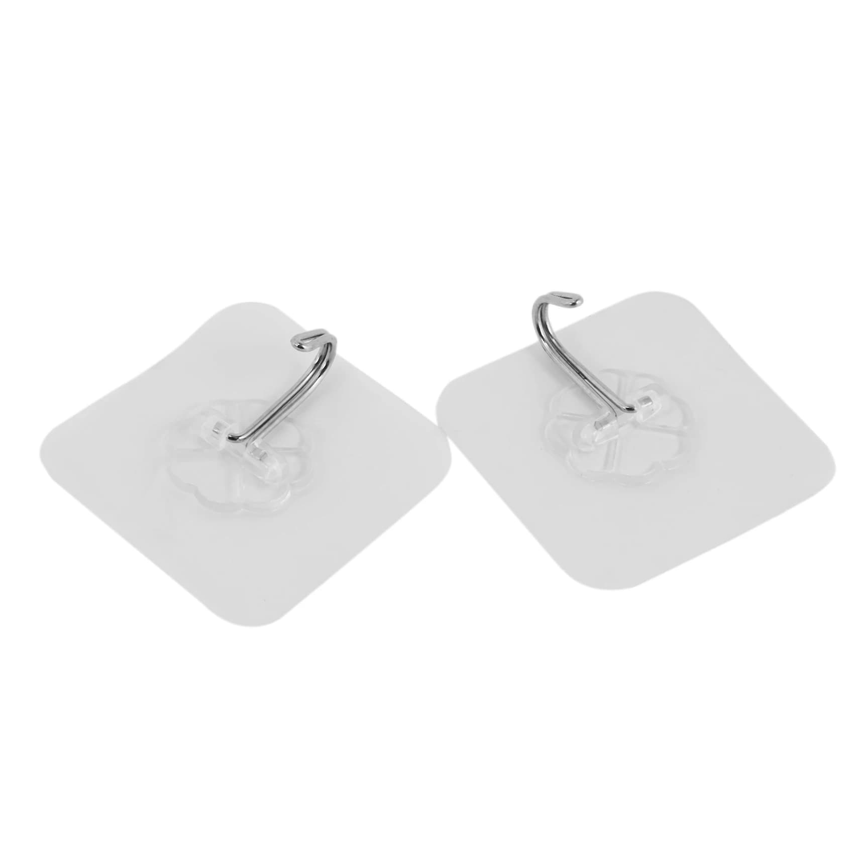 ABKJ-Strong Ganci da parete con ventosa trasparente per cucina, bagno, casa (2)