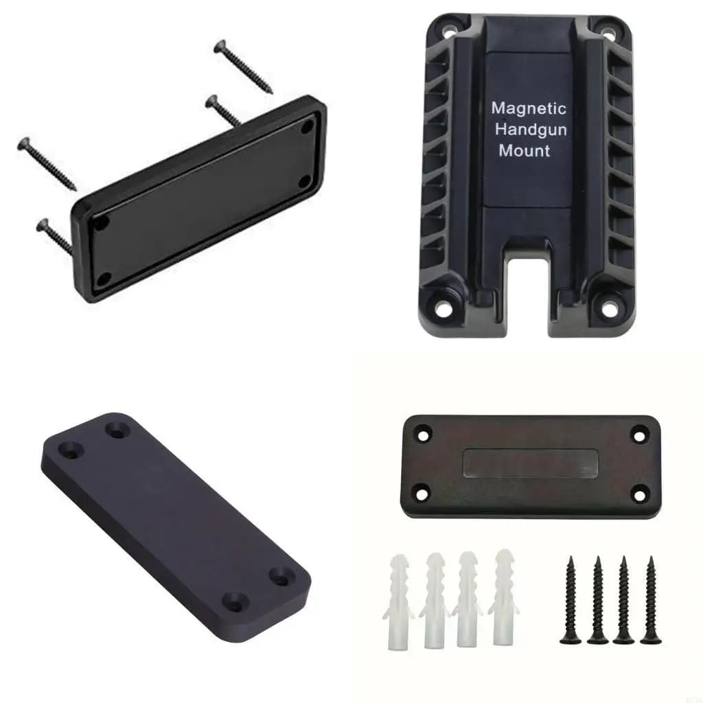 Aggiornamenti Porta pistole magnetiche Montaggio armi nascosta rivestite in gomma per graffi