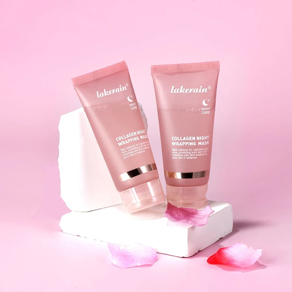 Detachable face mask for night wrapping at collagen Mask for night wrapping at Korean collagen Deeply hydrates night care cream