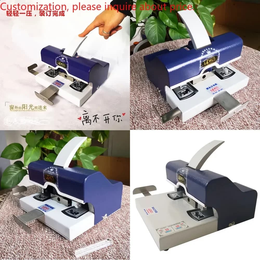 New double head stapler, binding machine, document stapling edge stapling LY-210 labor-saving stapler