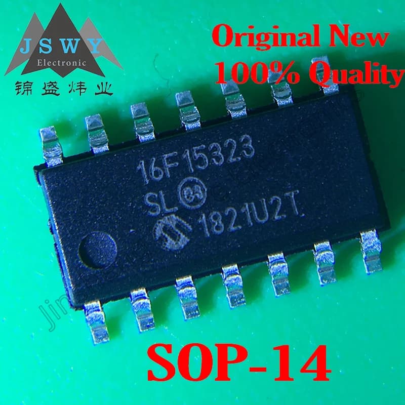 (5/20 pezzi) PIC16F15323T-I/SL SOP-14 PIC16F15323T-I/8 canali ADC a 12 bit/8KB Flash/Nuovo stock originale Elettronica