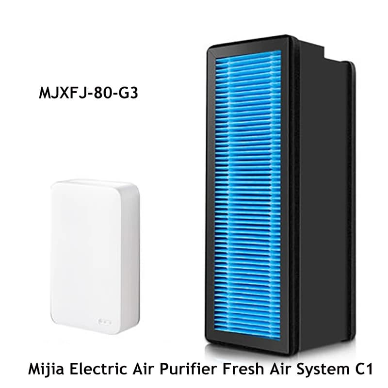 H13 HEPA per Xiaomi Mijia purificatore d'aria elettrico sistema di aria fresca C1 elemento filtrante composito MJXFJ-80-G3 filtro di ricambio