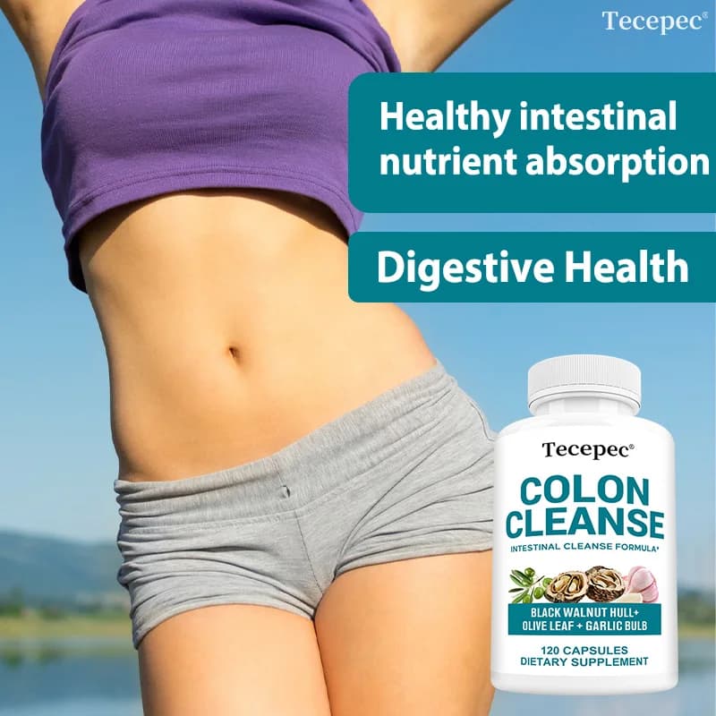 Capsule Detox per la Pulizia del Colon - Relax, Salute Intestinale, Supporto Digestivo, Sollievo dalla Stitichezza, Gestione del Peso e Benessere dell'Intestino