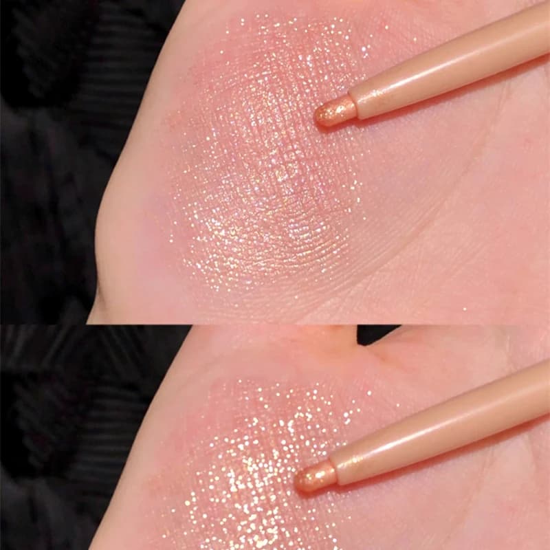 DIKALU Eyeshadow Pen Pearlescent Matte Diamond Eyeliner Pen Waterproof Highlight Brighten Silkworm Makeup Pencil Shiny Eyelids.