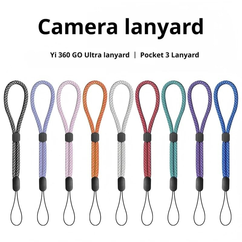 Anti-Loss Reflective Wrist Strap for Pocket 3/2 & Insta360 GO/Ultra, Waterproof Shockproof Sports Rope for Action Camera