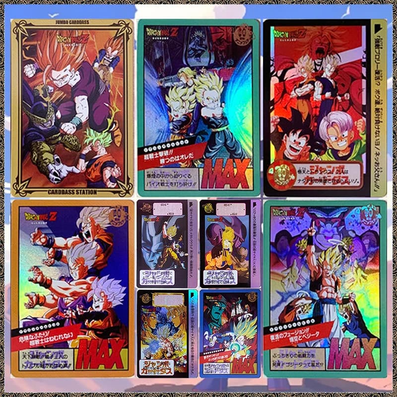 Anime Dragon Ball DIY ACG Son Goku Cell Trunks Son Gohan Piccolo Vegeta Yonsei Frieza Game Collection Cards Birthday Toy Gift