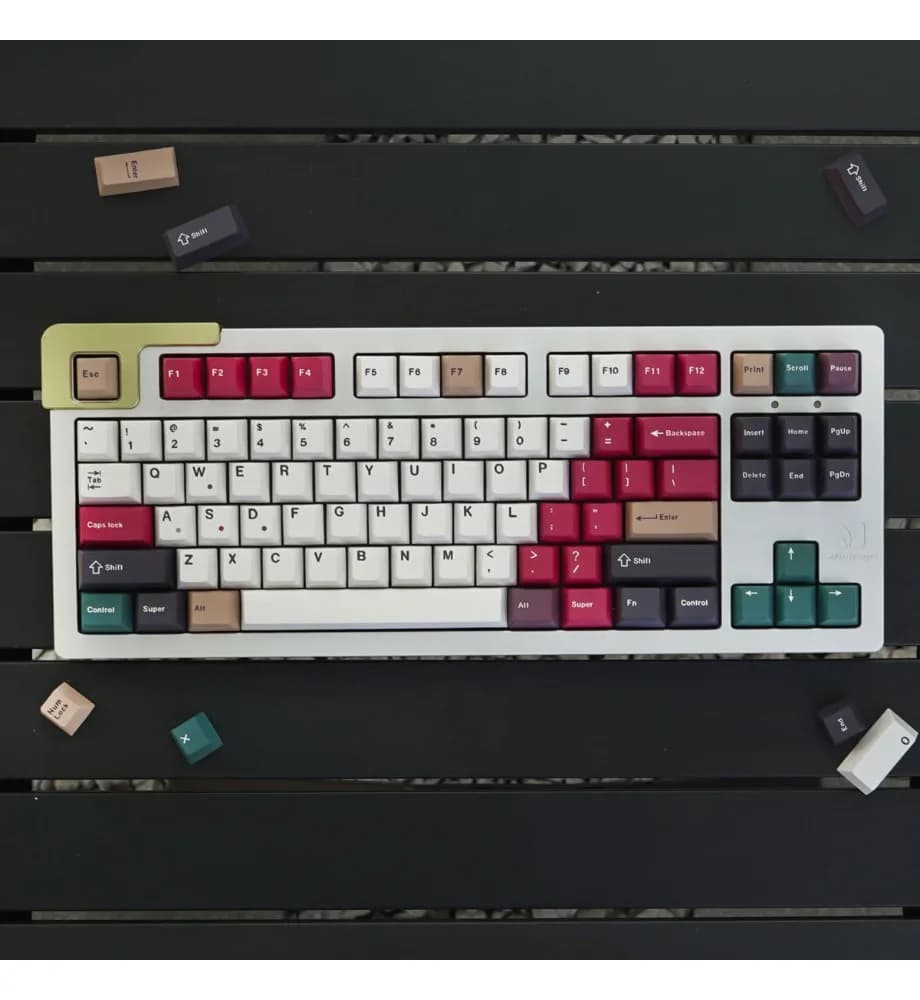 Keycap 152 keys PBT five-sided sublimation custom cherry original highly mixed lamp R2 full set of mechanical keyboard