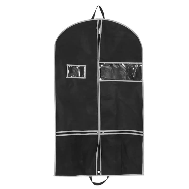 AEE4-Suit Carrier per uomo, borsa porta abiti traspirante con 2 tasche in rete e 1 tasca in PVC per armadio da viaggio