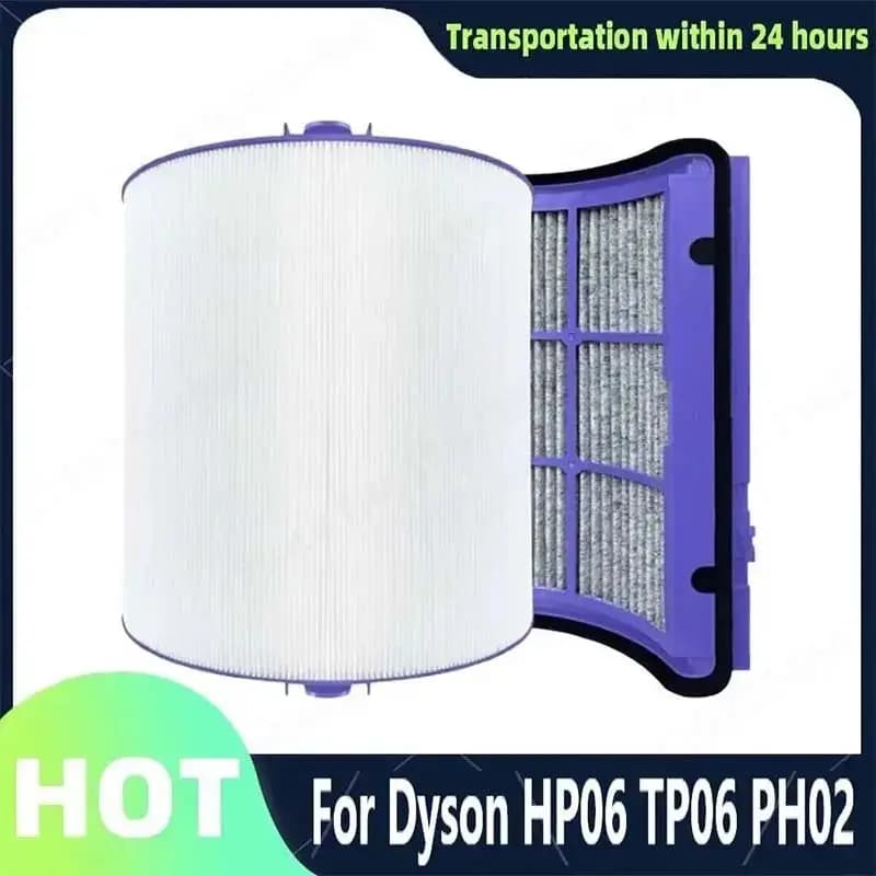 Filtro HEPA di Ricambio per Purificatore d'Aria Dyson TP06 HP06 PH01 PH02, Set di Filtri HEPA Veri, Comparabile con il Modello Originale
