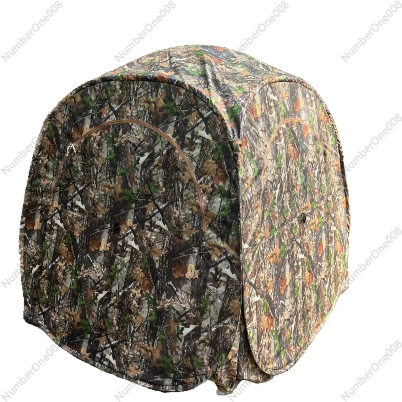 Camouflage camping tent for birdwatching 270 ° Portable round multiplayer forest hunting tent