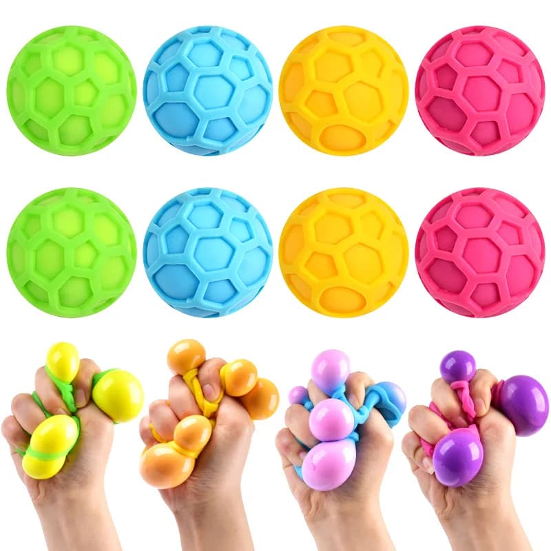 Tennis Colorato Impastare Palla di Pasta Young Peop Giocattolo Educativo Divertente DecompressioneVent Spremere Palla Regalo SquishyStresd Mitigatore